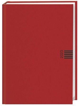 Tages-Cheftimer A5, rot 2023