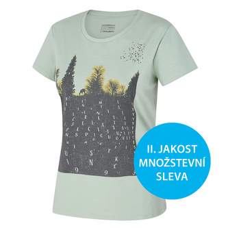 Dámské bavlněné triko Tee Forest L sv. zelená - XXL