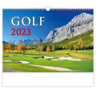 Kalendář nástěnný 2023 - Golf