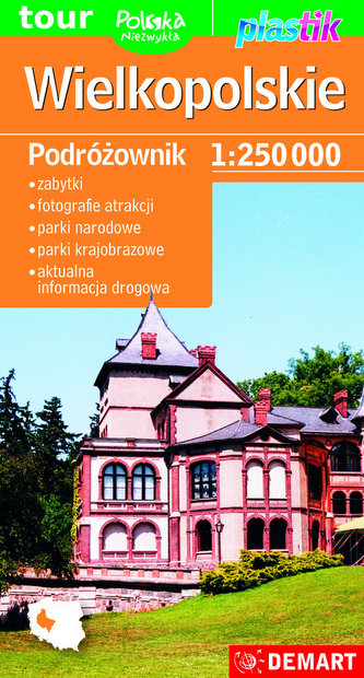 Wielkopolskie-mapa turystyczna plastik