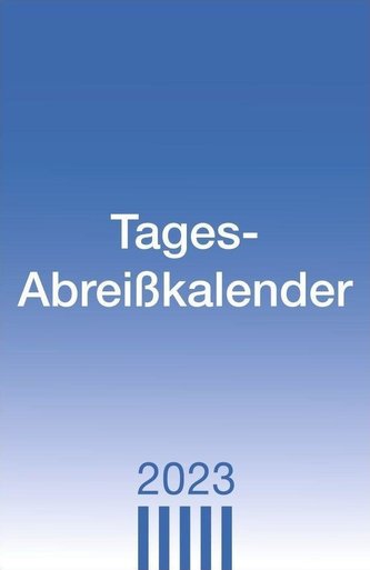 Tagesabreißkalender groß 2023