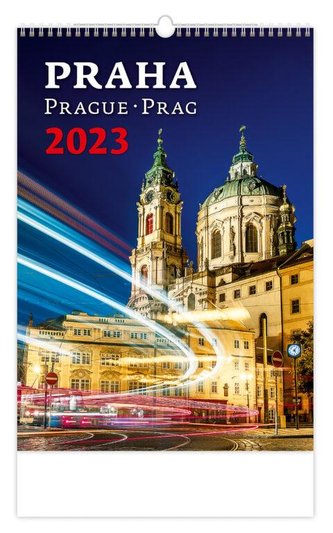Kalendář nástěnný 2023 - Praha