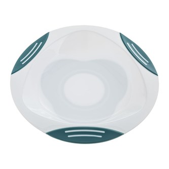 Dětský talířek s přísavkou Akuku zelený