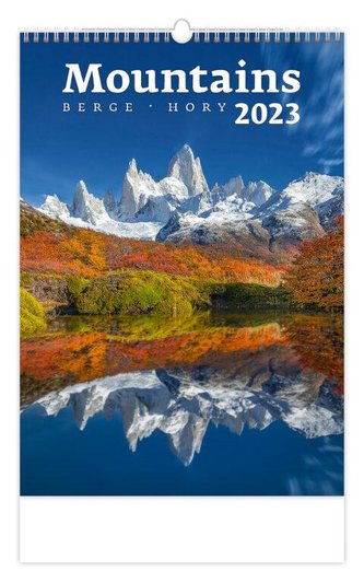 Kalendář nástěnný 2023 - Hory