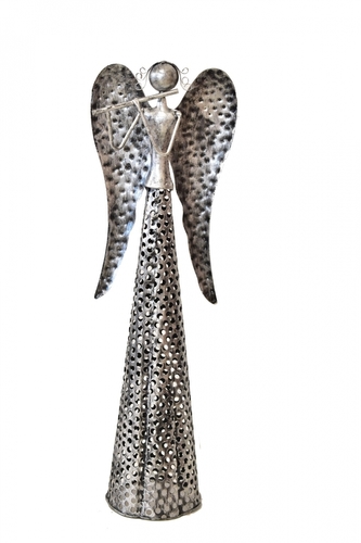 Plechový anděl Deco 39 cm