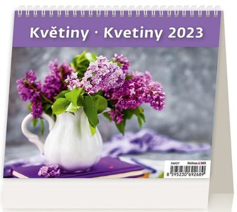 Kalendář stolní 2023 - MiniMax Květiny