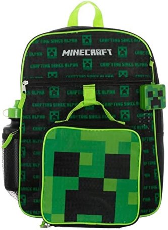 Školní batoh Minecraft: Set batoh - svačinový box - láhev na pití - hračka (objem batohu 10 litrů|12 x 16 x 5 cm) Školní batoh Minecraft: Set batoh - svačinový box - láhev na pití - hračka (objem batohu 10 litrů|12 x 16 x 5 cm)