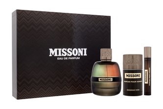 Missoni Parfum Pour Homme parfémovaná voda 100 ml + parfémovaná voda 10 ml + deostick 75 ml