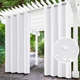 Venkovní zahradní závěs s kroužky MALIBU bílá 155x240 cm (cena za 1 kus) MyBestHome