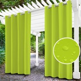 Venkovní zahradní závěs s kroužky MALIBU limonka 155x240 cm (cena za 1 kus) MyBestHome