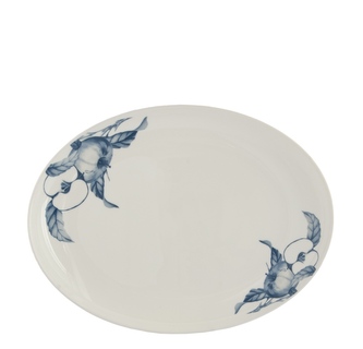 JESSY opál talíř oválný 33cm dek.jablka