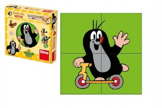 KRTEČEK 4 Dřevěné kostky