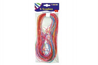 Zaplétací provázky třpytivé glitter 80cm 50ks v sáčku