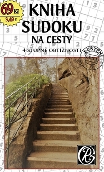 Kniha sudoku na cesty - 4 stupně obtížnosti