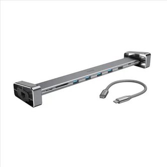 Dokovací stanice Hama USB-C Connect2Office Basic , 9 připojení, odnímatelné nožičky
