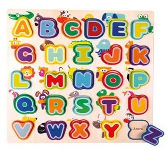 Anglická abeceda se zvířátky