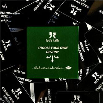 Karty Konwersacyjne Let's talk The was an education Choose your