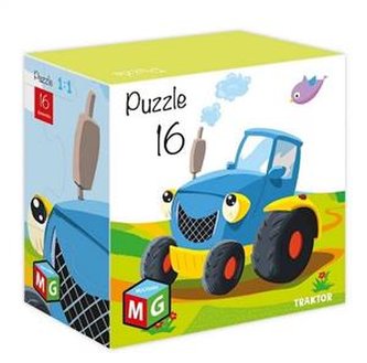 Puzzle Traktor 16 elementów