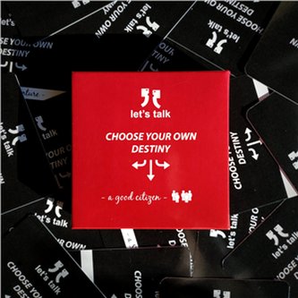 Karty Konwersacyjne Let's talk A good citiqen Choose your own de