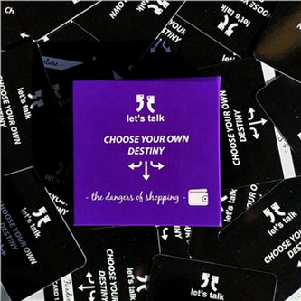 Karty Konwersacyjne Let's talk The dangers of shopping Choose yo