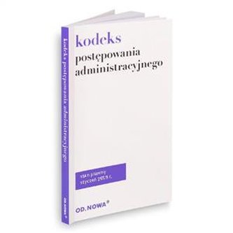 Kodeks Postępowania Administracyjnego 2019