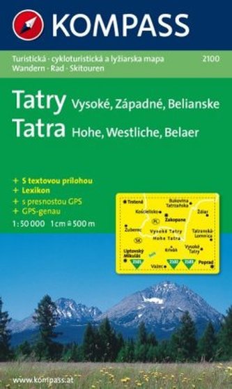 Vysoké Tatry  2100  NKOM 1:50T