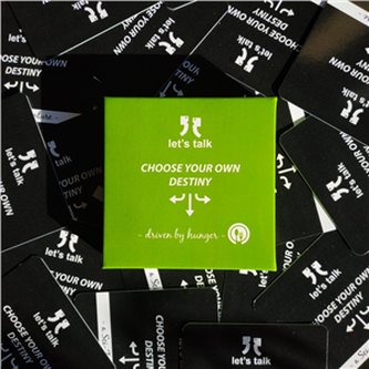Karty Konwersacyjne Let's talk  Driven by hunger Choose your own