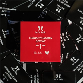 Karty Konwersacyjne Let's talk The date Choose your own destiny