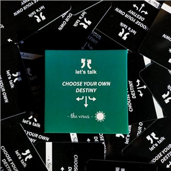 Karty Konwersacyjne Let's talk The virus Choose your own destiny