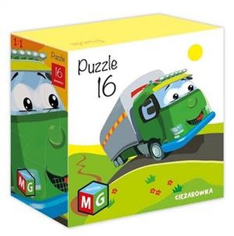 Puzzle Ciężarówka 16 elementów