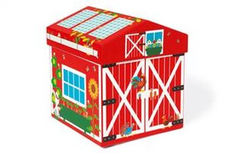Scratch Domek FARMA 2w1 (z serii: zabawki drewniane)