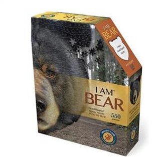 MADD CAPP, Puzzle konturowe I AM - Niedźwiedź 550 elementów