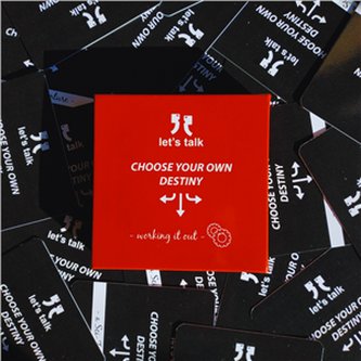 Karty Konwersacyjne Let's talk Working it out Choose your own de