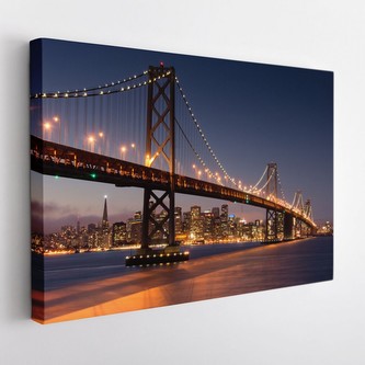 Obraz na plátně BRIDGE 120x80 cm Mybesthome