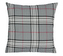 Povláček krepový - šedé káro - 40x40cm