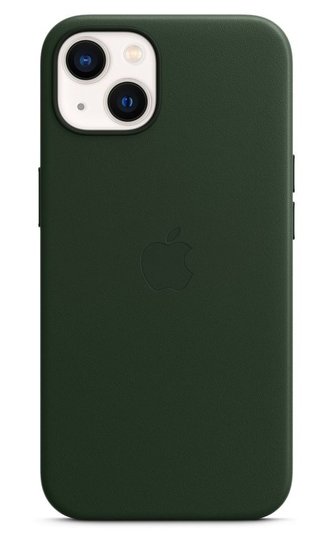 Apple iPhone 13 Leather Case with MagSafe - Sequoia Green