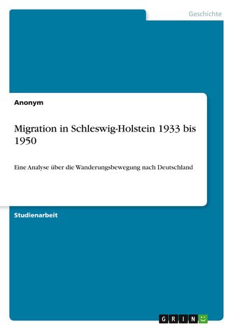 Migration in Schleswig-Holstein 1933 bis 1950