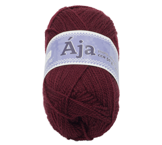 Příze ÁJA - vínová - 50g / 217 m