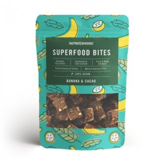 Superfood Bites - The Protein Works - syrová indonéská čokoláda - 140 g