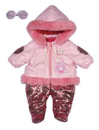 Baby Annabell Zimní kombinéza s flitry Deluxe, 43 cm