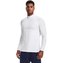 Pánské tričko ColdGear Armour Fitted Mock White - Under Armour - Velikost: M
