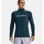 Pánské tričko ColdGear Armour Fitted Twst Blue - Under Armour - Velikost: XL