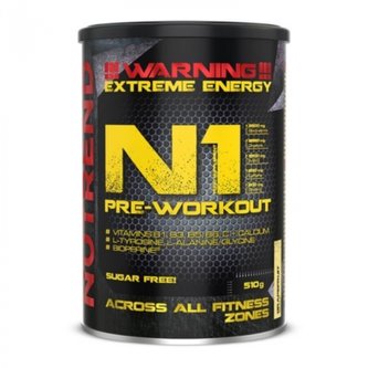 N1 Pre-Workout - Nutrend - černý rybíz - 10 x 17 g