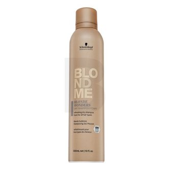 Schwarzkopf Professional Suchý pěnový šampon pro blond vlasy Blonde Wonders (Dry Shampoo Foam) Objem 300 ml woman