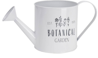 Konvička Botanica garden bílá 13x13x27,5 cm