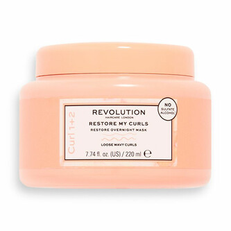 Revolution Haircare Noční maska pro kudrnaté a vlnité vlasy Restore My Curls (Overnight Mask) 220 ml woman
