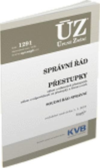 ÚZ č. 1291 - Správní řád, Soudní řád správní, Přestupky