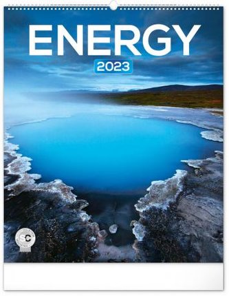 Kalendář 2023 nástěnný: Energie, 48 × 56 cm