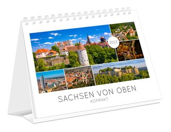 Kalender Sachsen von oben kompakt 2023