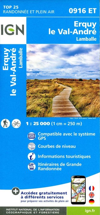 Erquy le Val-Andre 1:25 000